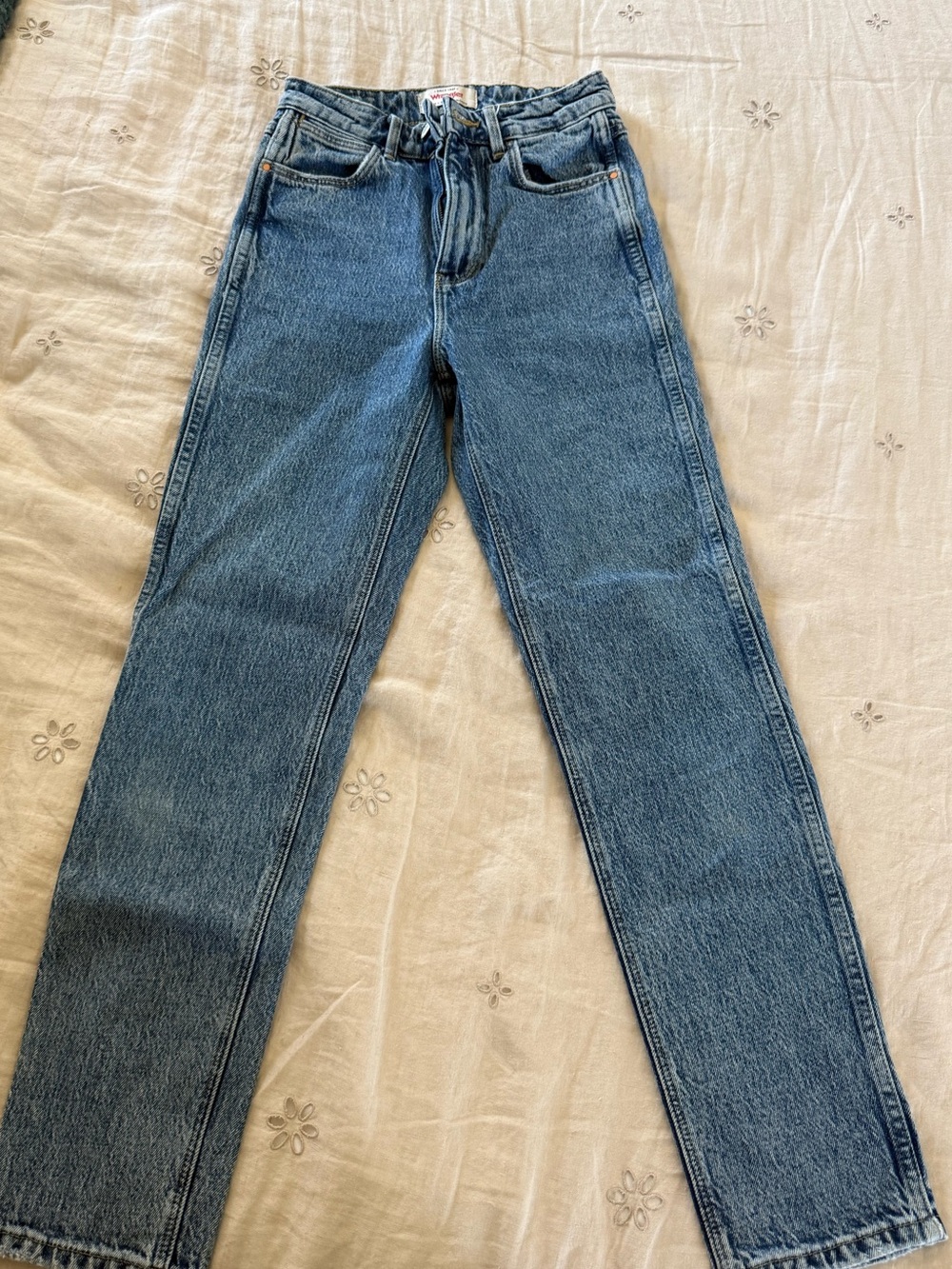 wrangler high waisted mom fit jeans